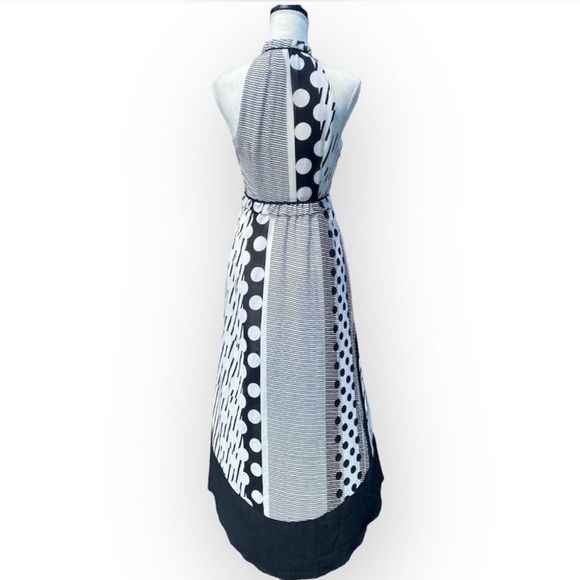 Anthropologie MAEVE high to low black and white dress (Size 4) 🖤👗🤍 NWOT - Picture 8 of 16